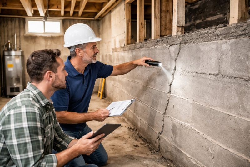 Basement Crack Repair in Abington, MA