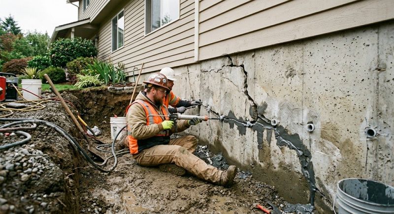 Basement Foundation Repair in Brockton, MA