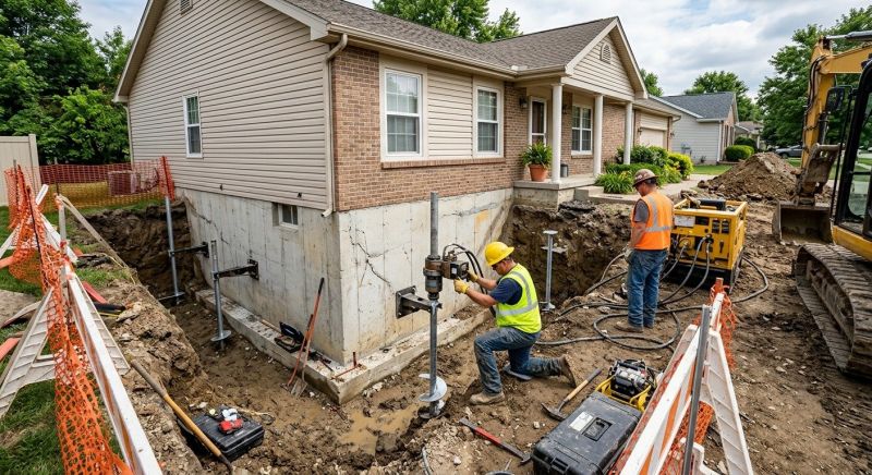 Building Foundation Repair in Dedham, MA
