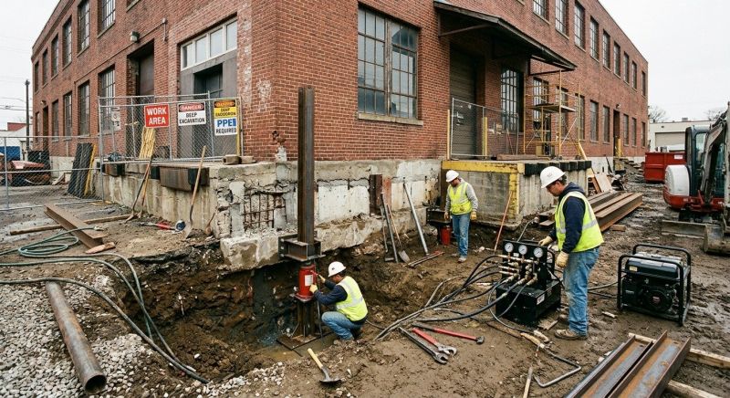 Building Foundation Repair in Hanover, MA