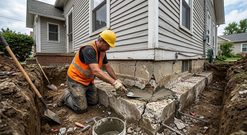 Building Foundation Repair in Lakeville, MA