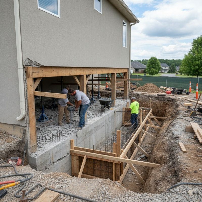 Building Foundation Repair in Mansfield, MA