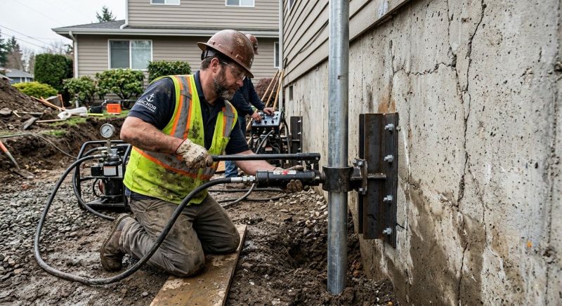 Concrete Foundation Leveling in Middlesex County, MA