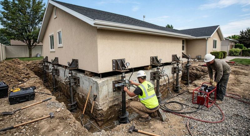 Concrete Foundation Leveling in Taunton, MA