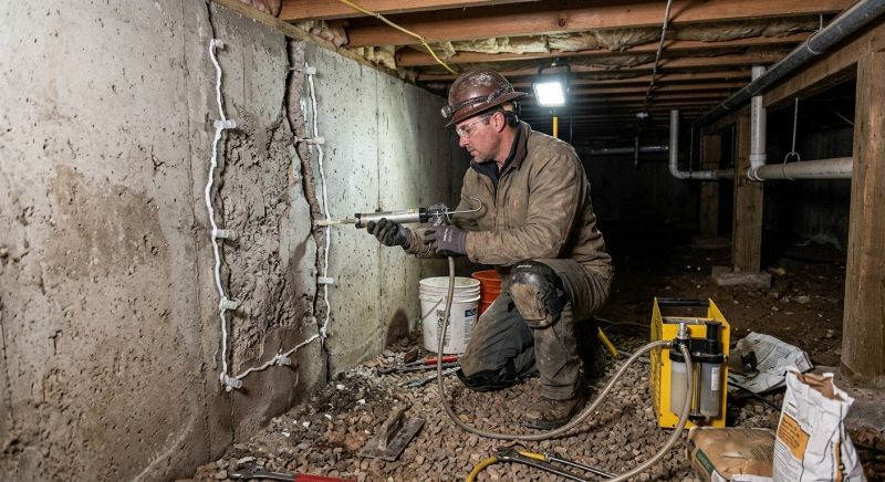 Concrete Foundation Repair in Canton, MA