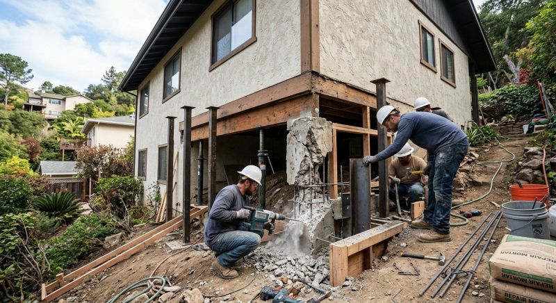 Concrete Foundation Repair in North Easton, MA