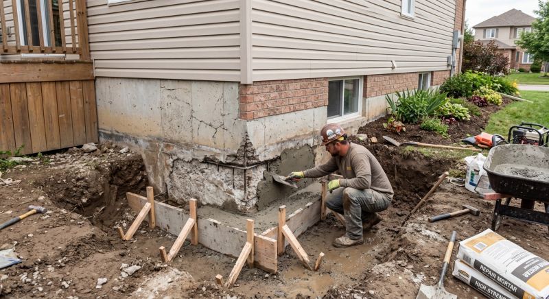 Concrete Foundation Repair in Waltham, MA