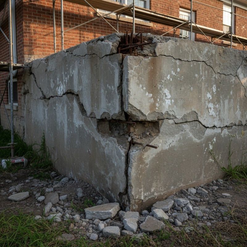 Cracked Foundation Repair in Cohasset, MA