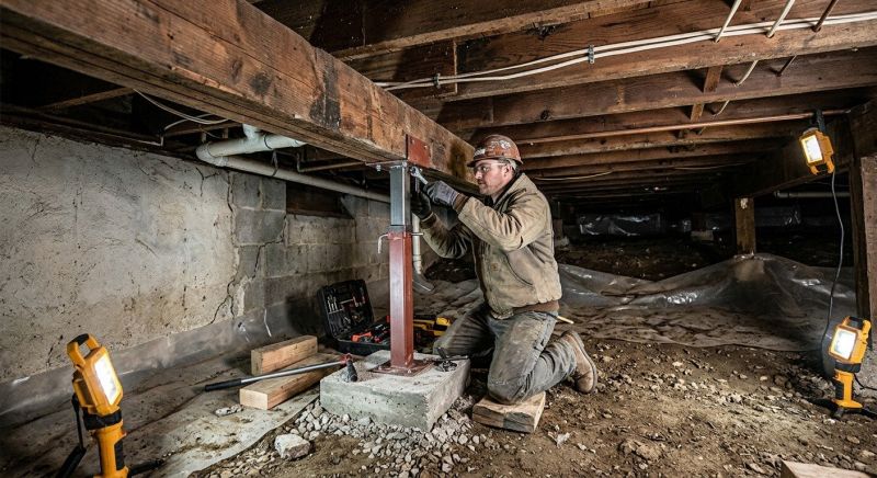 Crawlspace Foundation Repair in Everett, MA