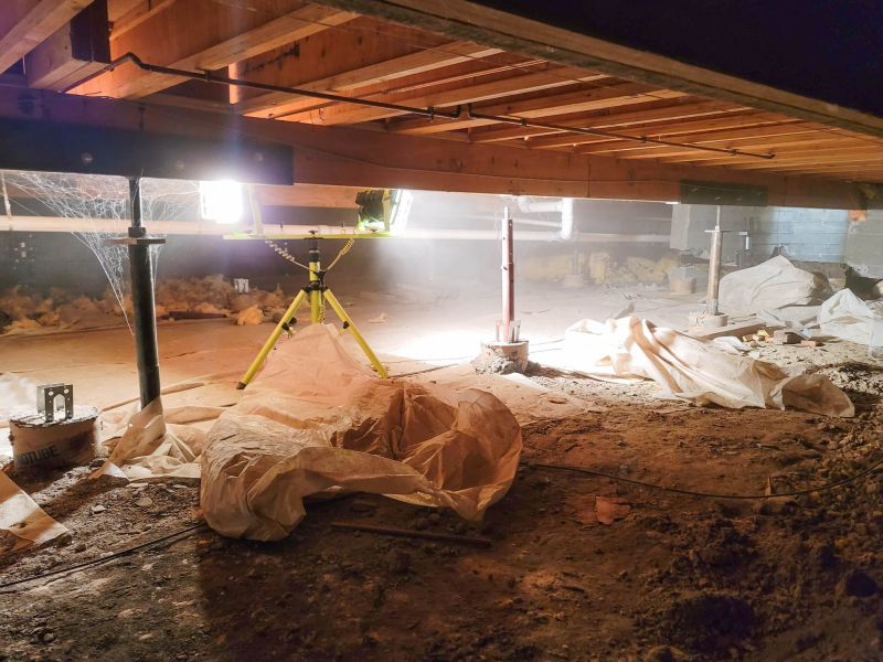 Crawlspace Foundation Repair in Hull, MA