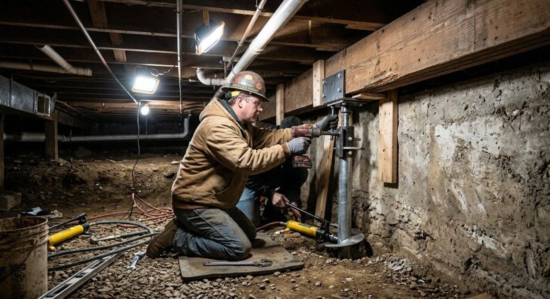 Crawlspace Foundation Repair in Hyde Park, MA