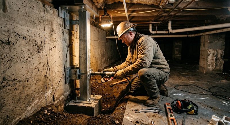 Crawlspace Foundation Repair in Middlesex County, MA