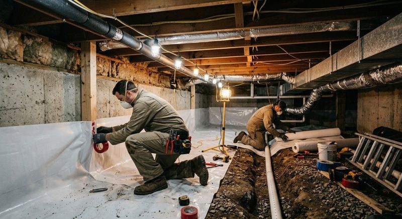 Crawlspace Repair in Abington, MA