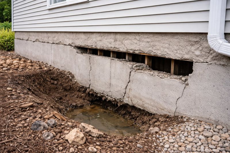 Foundation Damage Repair in Milton, MA
