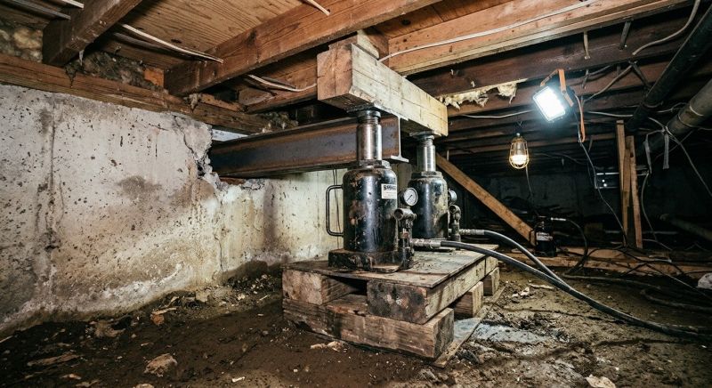 Foundation Jacking in Halifax, MA