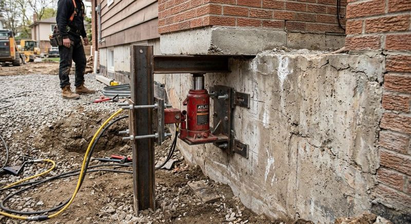 Foundation Jacking in Mansfield, MA