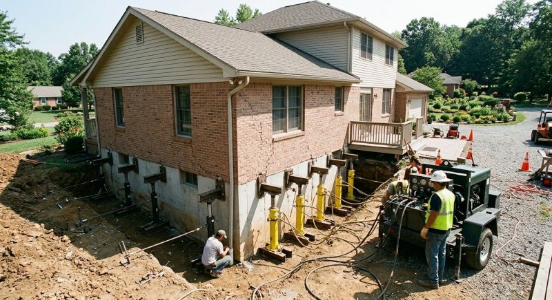 Foundation Jacking in Medfield, MA