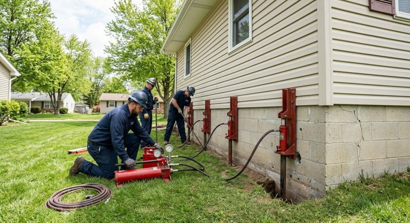 Foundation Jacking in Melrose, MA