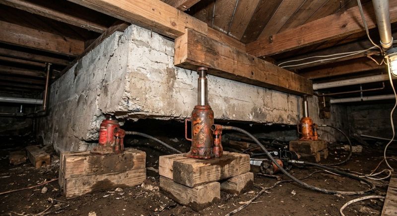 Foundation Jacking in Newton, MA