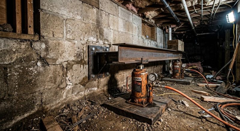 Foundation Jacking in Sharon, MA