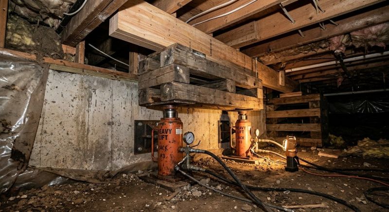 Foundation Jacking in Watertown, MA