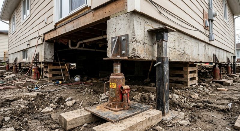 Foundation Jacking in West Roxbury, MA