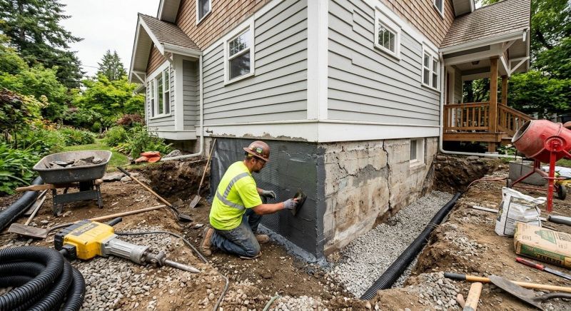 Foundation Renovation in Abington, MA