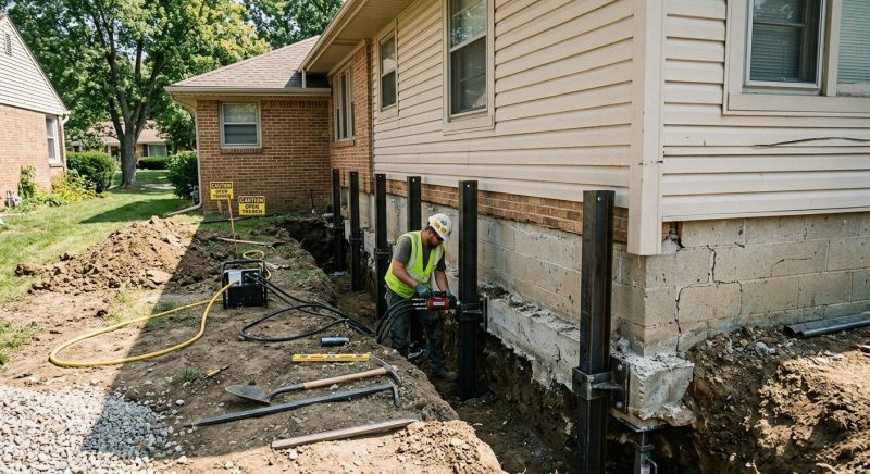 Foundation Renovation in Abington, MA