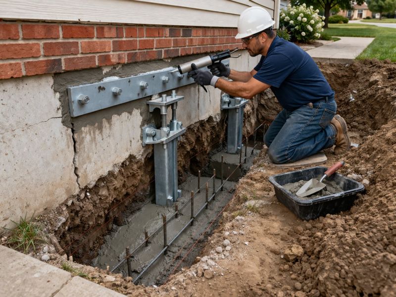 Foundation Repair in West Bridgewater, MA