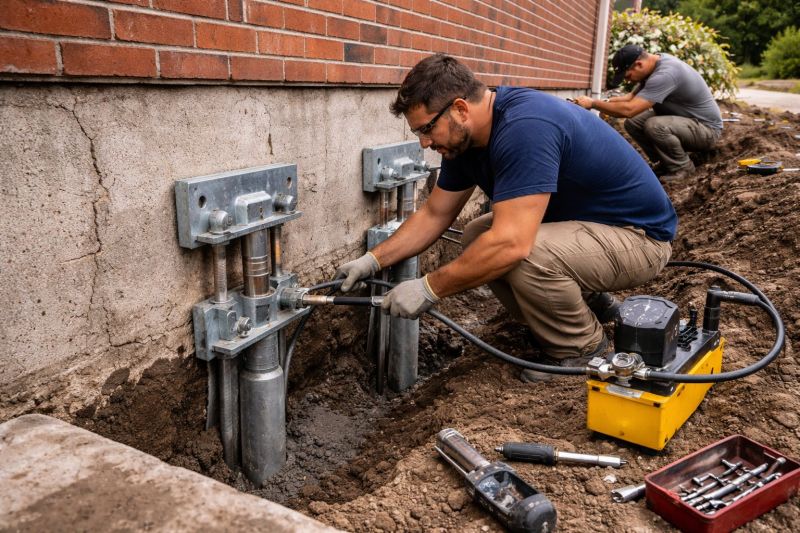 Foundation Repair in West Newton, MA