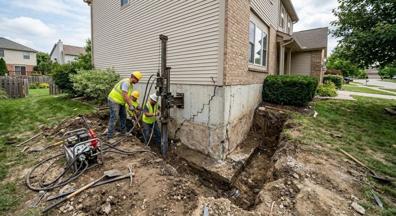 Foundation Stabilizing in Hanover, MA