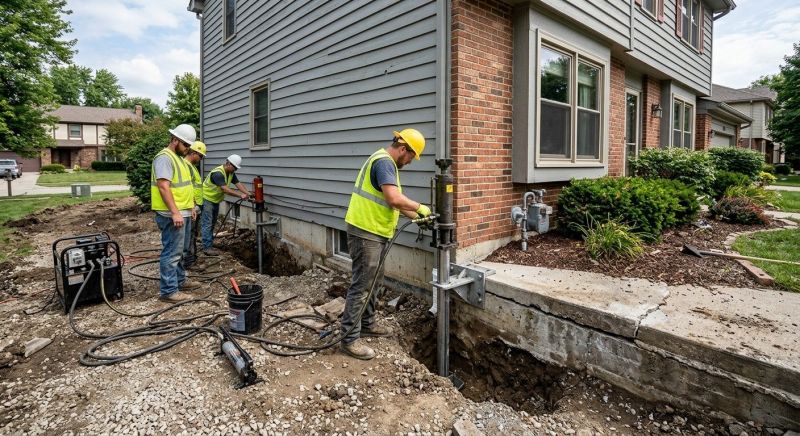 Foundation Stabilizing in Abington, MA