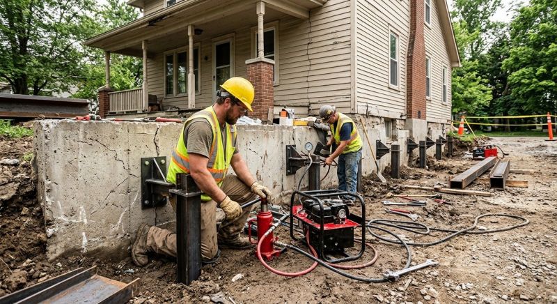 Foundation Stabilizing in Malden, MA