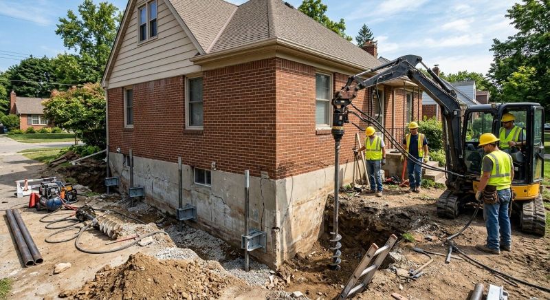 Foundation Stabilizing in Walpole, MA