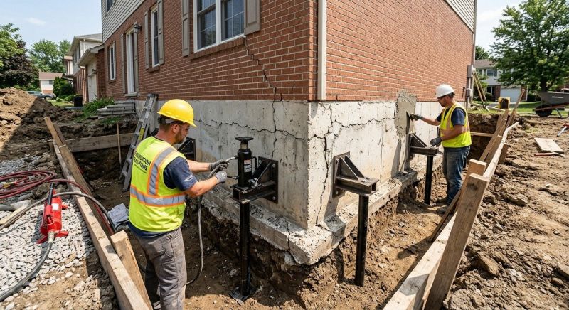 Foundation Structural Repair in Melrose, MA