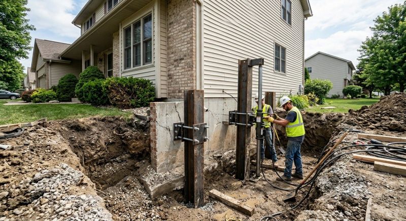 Foundation Underpinning in Abington, MA