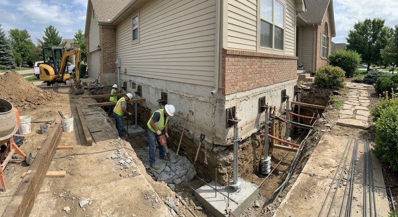 Foundation Underpinning in Abington, MA