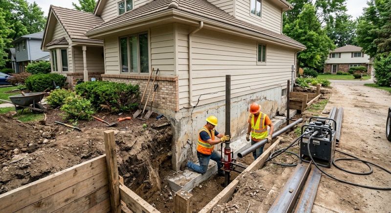 House Foundation Repair in Bristol County, MA