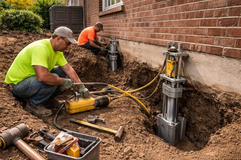 Settling Foundation Service in Duxbury, MA