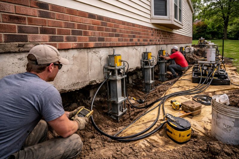 Settling Foundation Service in Abington, MA