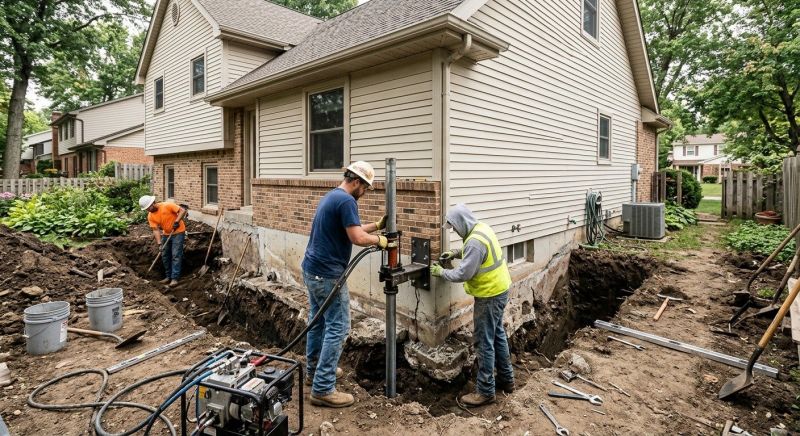 Settling Foundation Service in West Bridgewater, MA