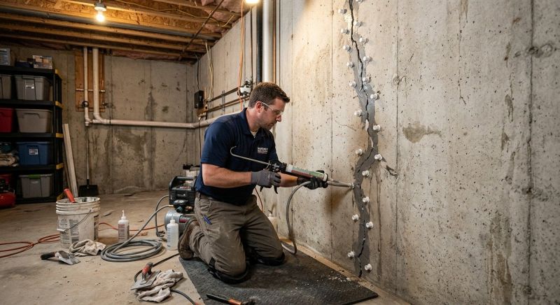 Structural Crack Repair in Abington, MA