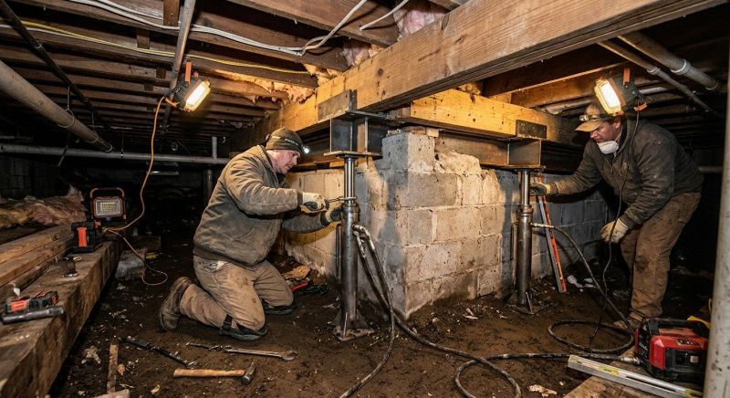 Structural Foundation Repair in West Roxbury, MA