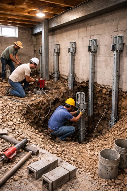 Structural Underpinning in Abington, MA