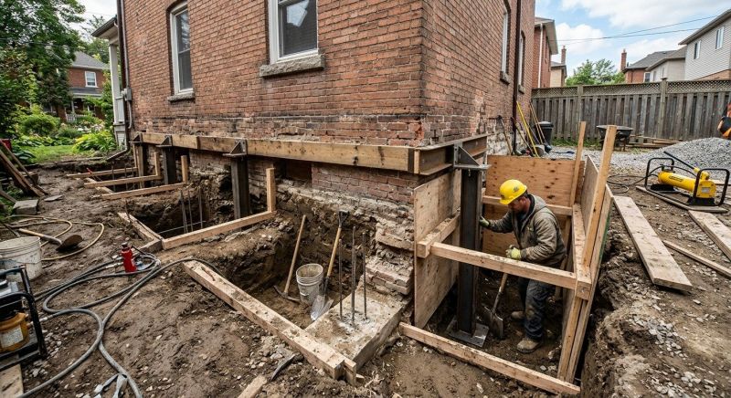 Structural Underpinning in Abington, MA