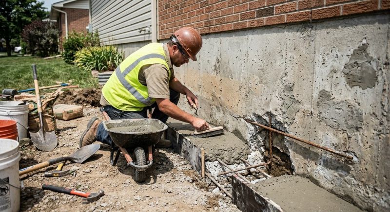 Concrete Foundation Repair in West Bridgewater, MA