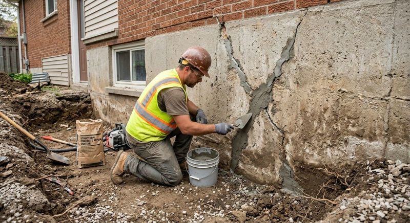 Foundation Crack Repair in Plymouth County, MA