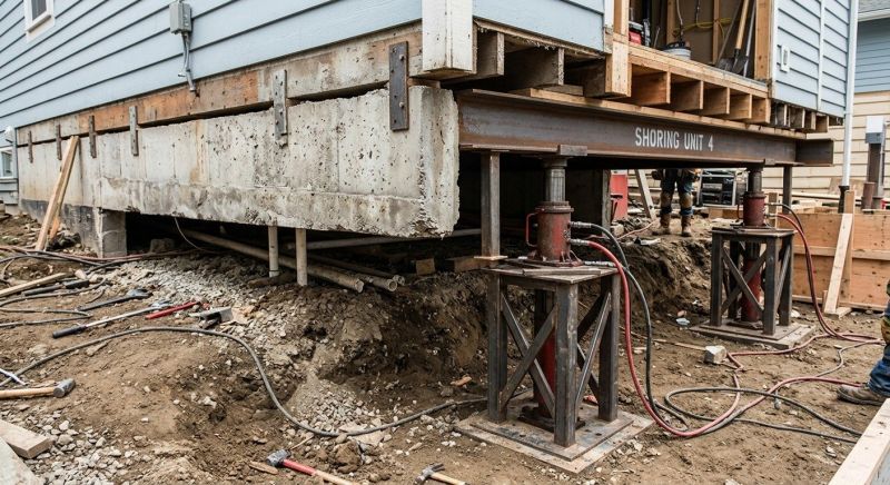 Foundation Jacking in Quincy, MA
