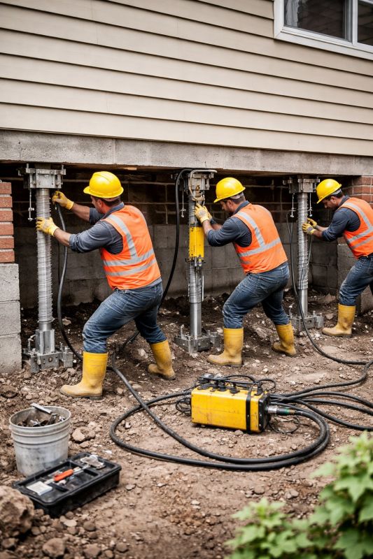 Foundation Stabilizing in Plymouth, MA